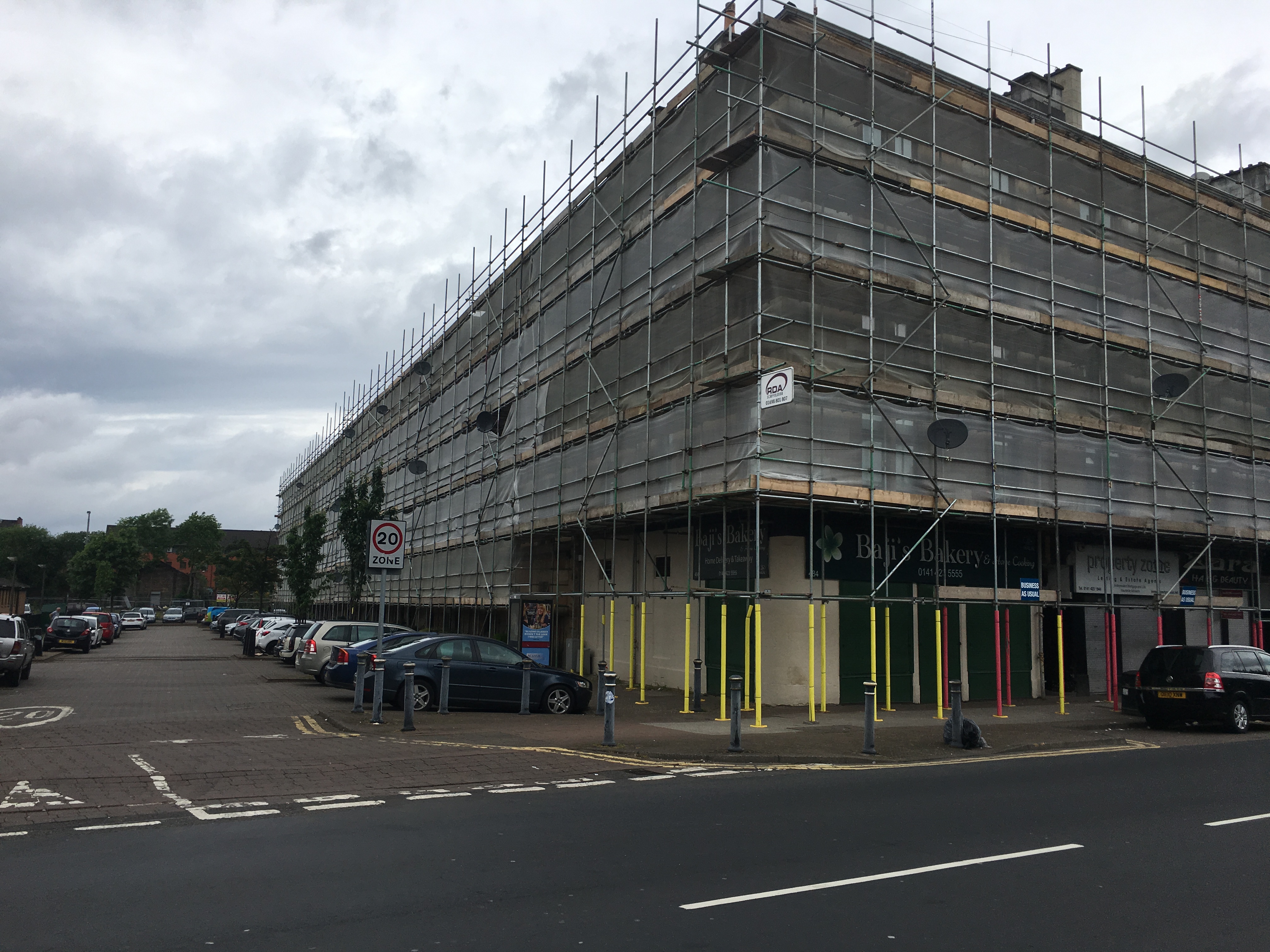 Govanhill, Glasgow RDA Scaffolding